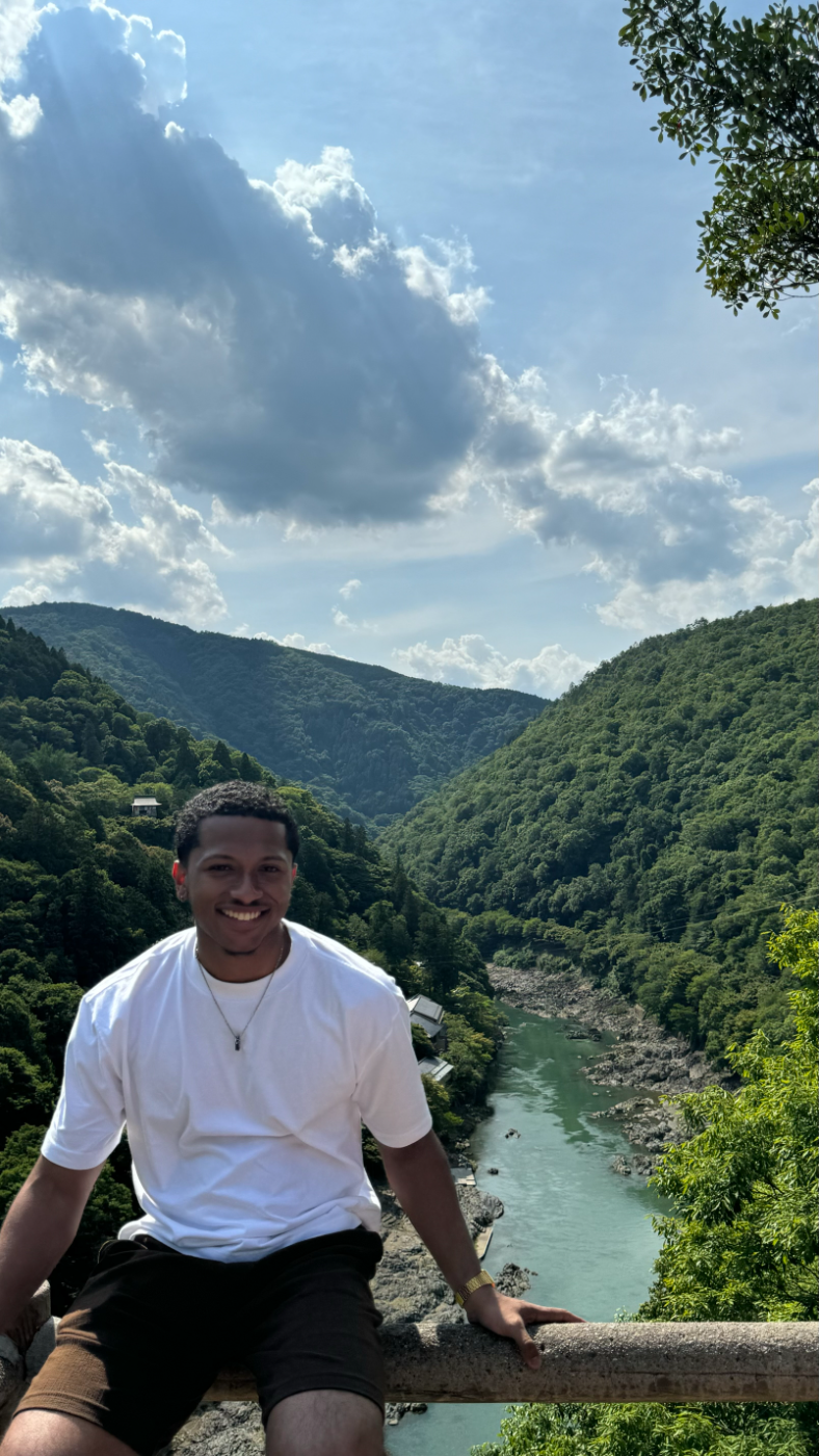 James in Arashiyama, Kyoto, summer 2024